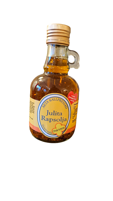 Julita Rapsolja 250ML CHILI & VITLÖK - Kallpressad